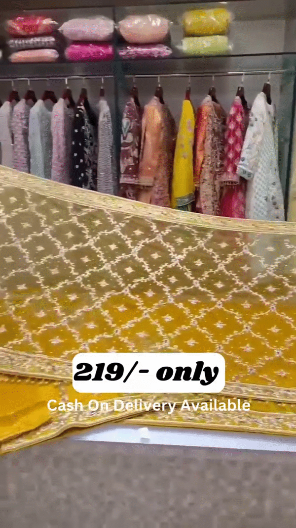 Embroidred Designer Kurta set - Image 5