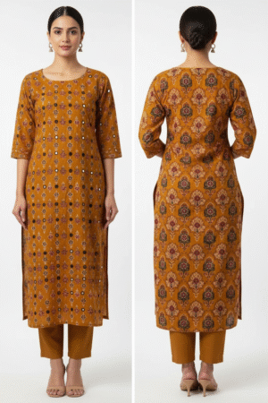 Women’s Rayon Printed Straight Kurta – Effortless Style & Ethnic Elegance