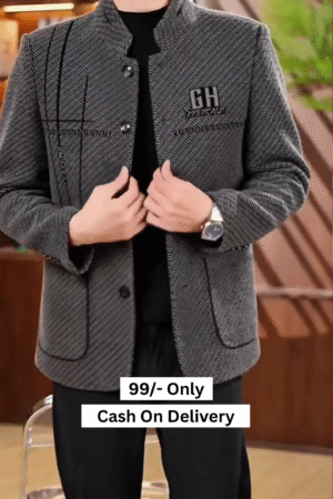 Men's Puffer Jacket Thickened Winter Coat Warm Stand Collar Color Block Zip Up Jacket Ski Bubble Coat