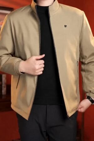 Zip-Front Jacket with Insert Pockets