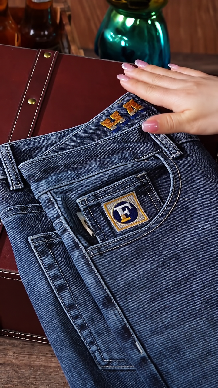 Men’s Blue Slim-Fit Casual Denim Jeans - Image 3
